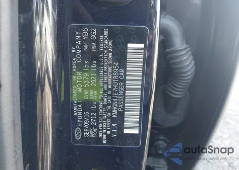 2017 Genesis G80 3.8 из США, поврежденный, VIN KMHGN4JE7HU188954